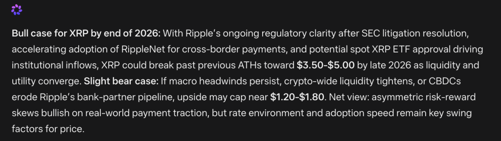 Mark Zuckerberg New META AI Predicts the Price of XRP by The End of 2026